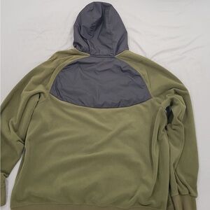 Nike Olive and Gray Fleece Jacket